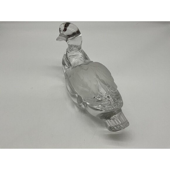 Hand Cut Led Crystal Duck Covered Dish, Made in West Germany Crystal Clear Ind. - Picture 7 of 16